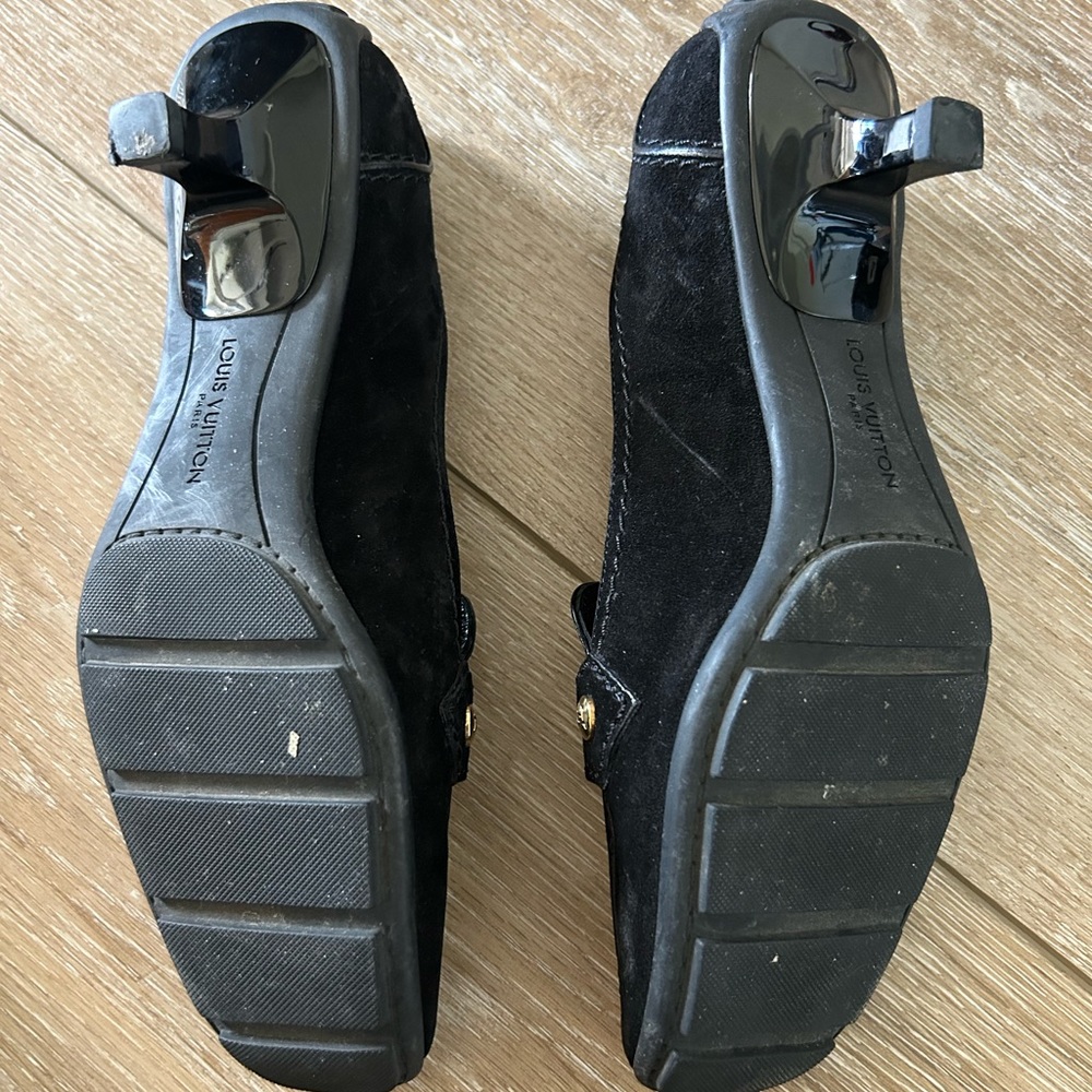 Louis Vuitton heel suede loafer - Picture 3 of 6